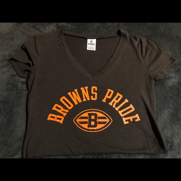 PINK Victoria's Secret Tops - VS PINK - Cleveland Browns V-Neck